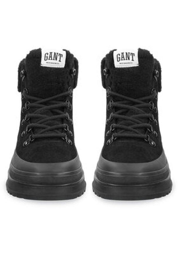 GANT - Gant Trapery 31543083 Czarny. Kolor: czarny. Materiał: zamsz, skóra