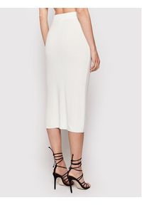 United Colors of Benetton - United Colors Of Benetton Spódnica ołówkowa 1098D0005 Biały Slim Fit. Kolor: biały. Materiał: bawełna #2