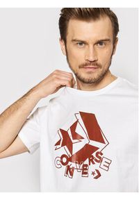 Converse T-Shirt 10022944-A02 Biały Standard Fit. Kolor: biały. Materiał: bawełna #5