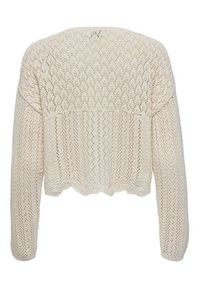 only - ONLY Kardigan Nola 15290744 Écru Relaxed Fit. Kolor: biały. Materiał: syntetyk #2