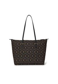 Lauren Ralph Lauren - LAUREN RALPH LAUREN Torebka 431916737040 Czarny. Kolor: czarny. Materiał: skórzane #4