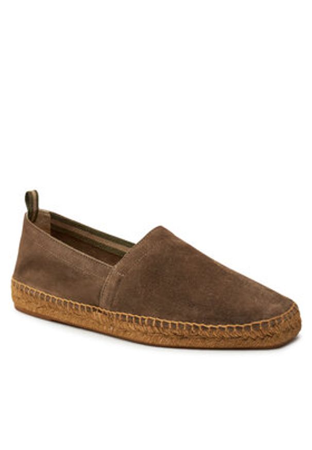Castañer Espadryle Pablo T/186 023419 Brązowy. Kolor: brązowy. Materiał: skóra, zamsz