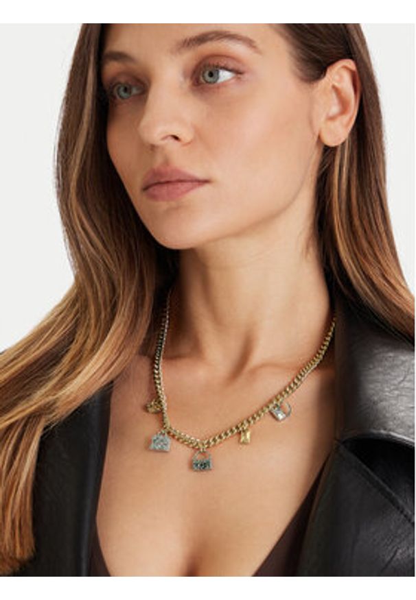 Coach Naszyjnik 37527583 Złoty. Materiał: metalowe. Kolor: złoty