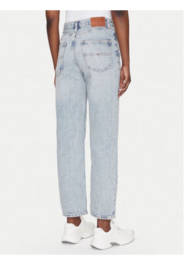 Tommy Jeans Jeansy Layla DW0DW20593 Niebieski Straight Fit. Kolor: niebieski