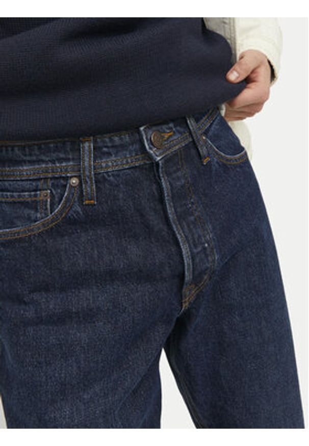 Jack & Jones Jeansy Chris 12237276 Granatowy Relaxed Fit. Kolor: niebieski