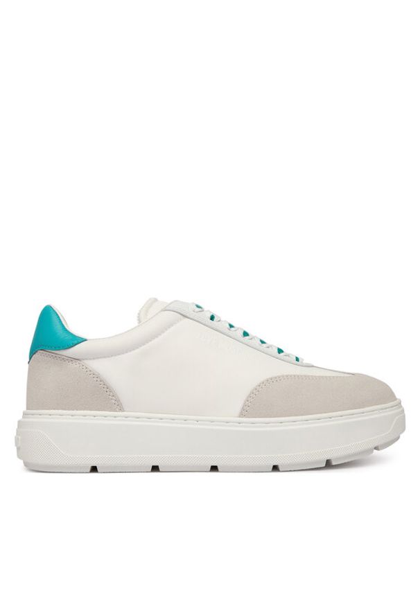 Love Moschino - LOVE MOSCHINO Sneakersy JA15234G1OINB10D Biały. Kolor: biały. Materiał: skóra