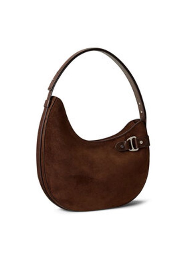 Lauren Ralph Lauren - LAUREN RALPH LAUREN Torebka 431980157005 Brązowy. Kolor: brązowy. Materiał: zamszowe, skórzane