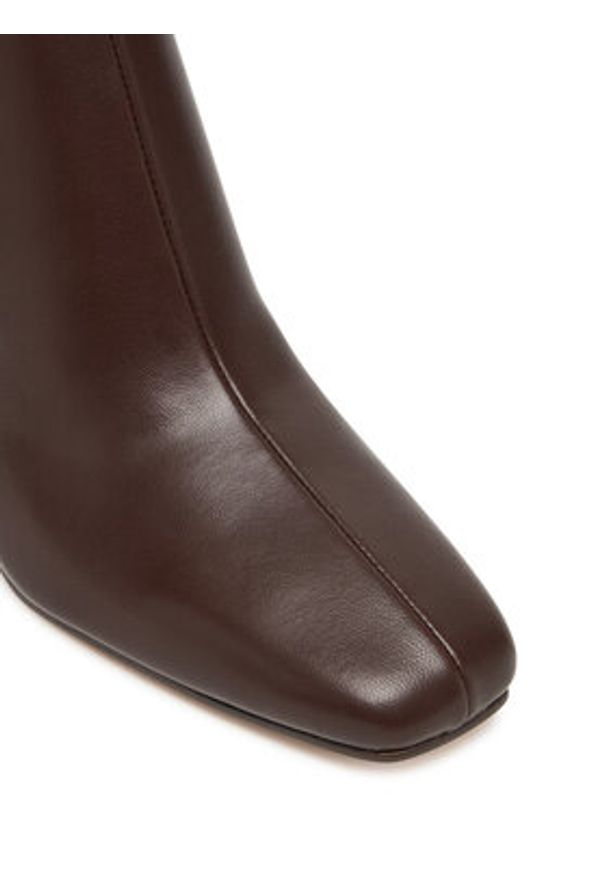 Steve Madden Botki Hurst SM11003498 Brązowy. Kolor: brązowy. Materiał: skóra