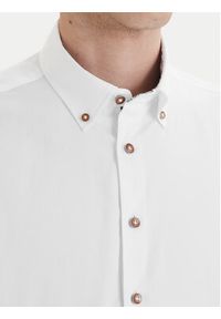 Bugatti Koszula 9350-78500C Biały Modern Fit. Kolor: biały. Materiał: bawełna #3