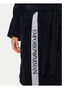 Emporio Armani Underwear Szlafrok 112057 CS591 00135 Granatowy. Kolor: niebieski. Materiał: bawełna