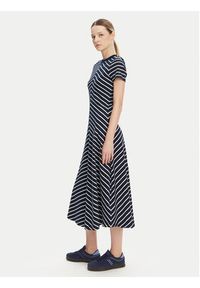 TOMMY HILFIGER - Tommy Hilfiger Sukienka codzienna WW0WW44547 Granatowy Regular Fit. Okazja: na co dzień. Kolor: niebieski. Materiał: bawełna. Typ sukienki: proste. Styl: casual #5