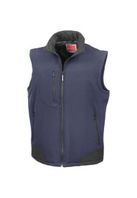 RESULT - Kamizelka puchowa Result Softshell. Kolor: niebieski. Materiał: softshell, puch. Długość rękawa: bez rękawów #1