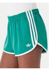 Adidas - adidas Szorty sportowe 3-Stripes Sprinter KD3717 Zielony Regular Fit. Kolor: zielony. Materiał: syntetyk #3