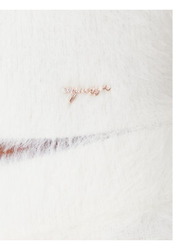 Guess Top O5BR01 Z1282 Écru Regular Fit. Materiał: syntetyk