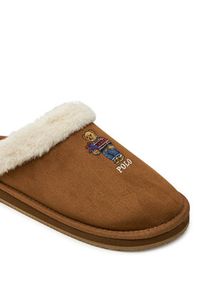 Polo Ralph Lauren Kapcie Slipper Wsw 842957050001 Brązowy. Kolor: brązowy. Materiał: materiał