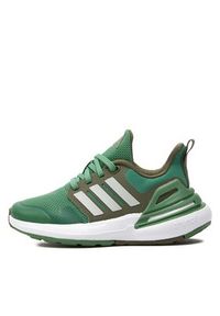 Adidas - adidas Sneakersy RapidaSport Bounce Lace IF8552 Zielony. Kolor: zielony. Materiał: materiał, mesh