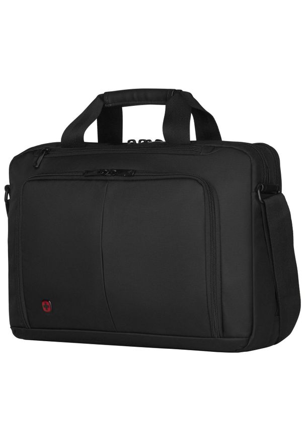 Torba Wenger Source 16'' czarny. Kolor: czarny. Styl: biznesowy, casual