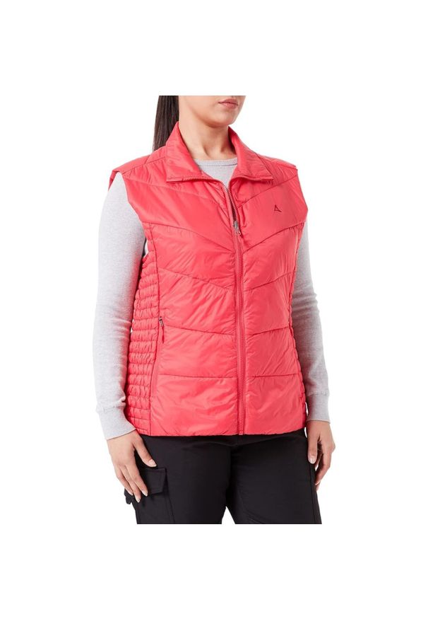 SCHÖFFEL - Bezrękawnik turystyczny damski Schöffel Zipin! Vest Valgrance. Kolor: różowy. Długość rękawa: bez rękawów