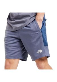 Szorty The North Face Face Mountain Athletics Fleece Short, Mężczyźni. Kolor: niebieski. Materiał: poliester, materiał. Długość: krótkie. Sezon: lato