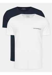 Emporio Armani Underwear Komplet 2 t-shirtów 111849 4R717 10410 Kolorowy Regular Fit. Materiał: bawełna. Wzór: kolorowy