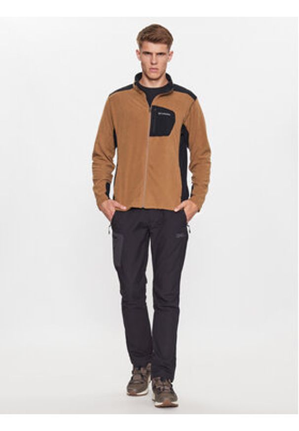 columbia - Columbia Polar Klamath Range™ Full Zip Brązowy Regular Fit. Kolor: brązowy. Materiał: syntetyk, polar