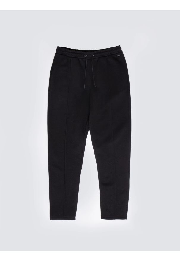 Big-Star - Spodnie damskie dresowe z przeszyciem czarne Pixelinap 906. Kolor: czarny. Materiał: dresówka. Styl: elegancki