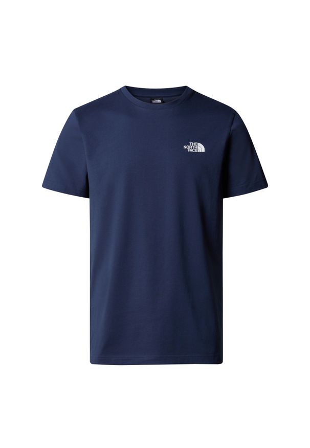 The North Face Koszulka S/S Simple Dome Nf0A87Ng8K2. Kolor: niebieski. Sport: turystyka piesza