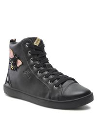 Sneakersy Geox J Kathe G. B J26EUB 05402 C9997 D Black. Kolor: czarny. Materiał: skóra