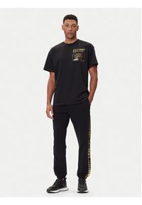 Plein Sport T-Shirt FAEC MTK8354 STE001N Czarny Loose Fit. Kolor: czarny. Materiał: bawełna. Styl: sportowy #4