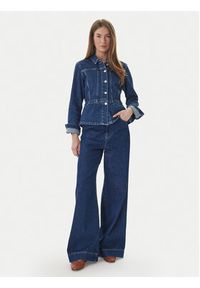 only - ONLY Kurtka jeansowa Remi 15363587 Granatowy Slim Fit. Kolor: niebieski. Materiał: bawełna #5