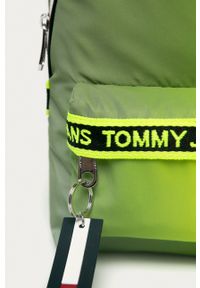 Tommy Jeans - Plecak. Kolor: zielony. Materiał: materiał #5