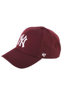 Czapka z daszkiem dla dorosłych 47 Brand New York Yankees. Kolor: czerwony, różowy, wielokolorowy. Materiał: wełna, akryl