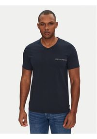 Emporio Armani Underwear Komplet 2 t-shirtów EM000392 AF10779 MB143 Granatowy Regular Fit. Kolor: niebieski. Materiał: bawełna #5