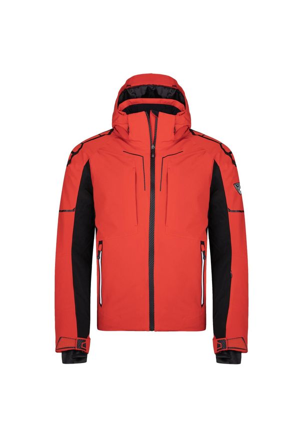 Męska kurtka narciarska Kilpi TURNAU-M. Kolor: czarny, czerwony, wielokolorowy. Sezon: zima. Sport: narciarstwo