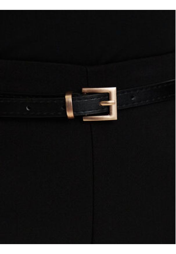 Vero Moda Kuloty Elma 10339926 Czarny Wide Leg. Kolor: czarny. Materiał: syntetyk