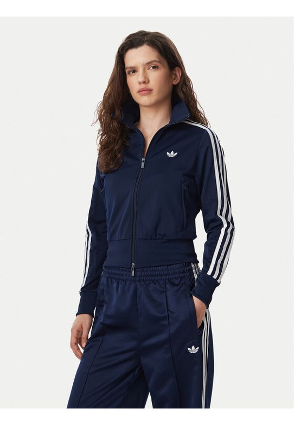 Adidas - adidas Bluza Firebird Classic Track Jacket KV9551 Granatowy Regular Fit. Kolor: niebieski. Materiał: syntetyk