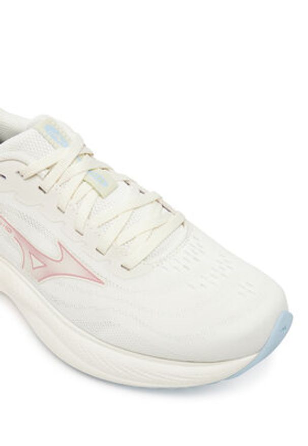 Mizuno Buty do biegania Revolt 4 J1GD2581 Écru. Materiał: materiał