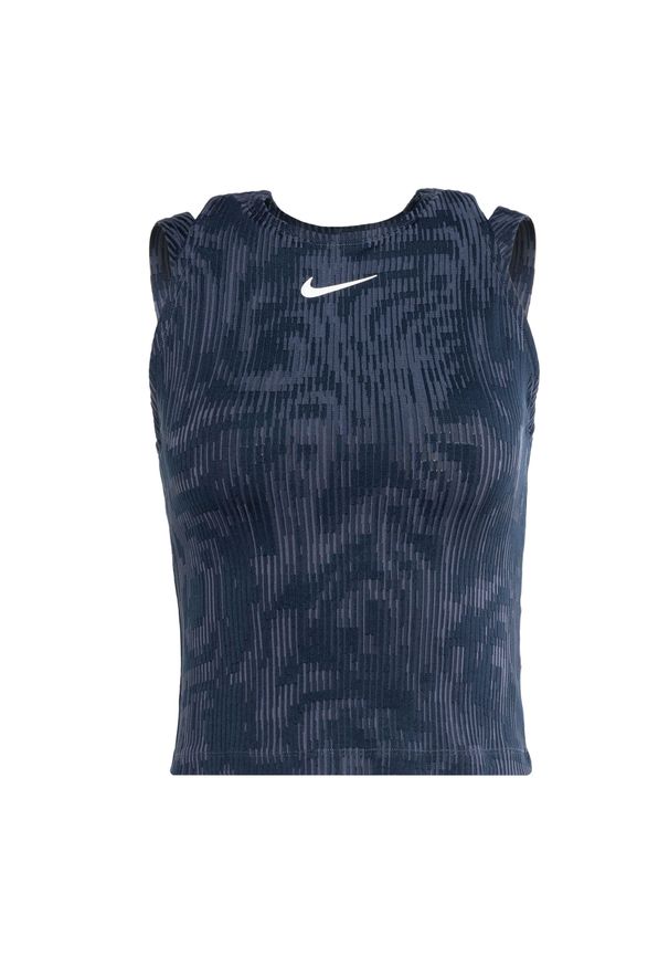 Tank top tenisowy damski Nike Court Dri-Fit Slam RG. Kolor: niebieski. Technologia: Dri-Fit (Nike). Sport: tenis