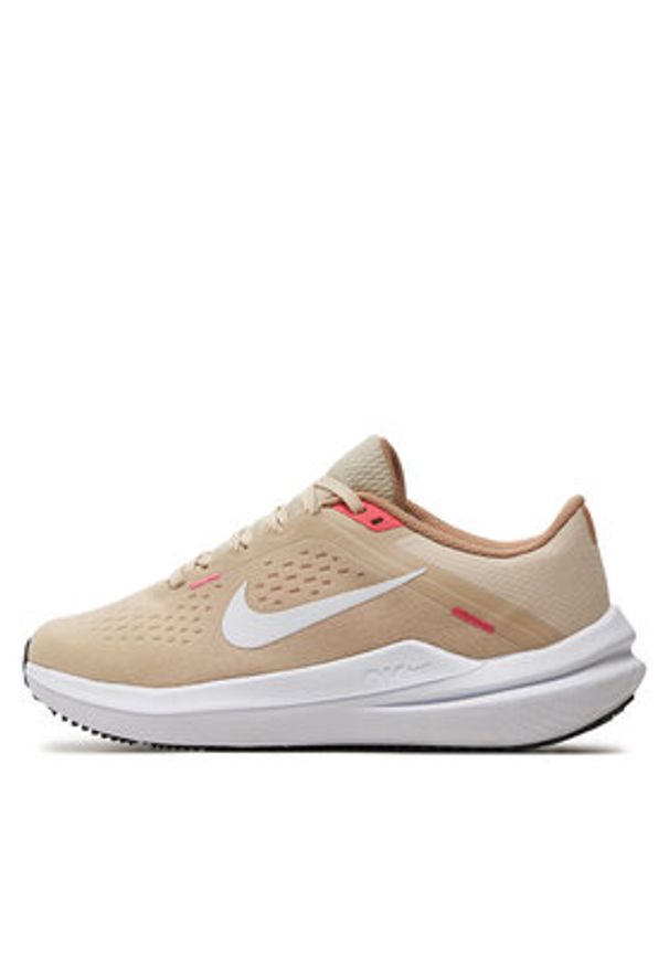 Nike Buty do biegania Air Winflo 10 DV4023 100 Beżowy. Kolor: beżowy. Materiał: materiał