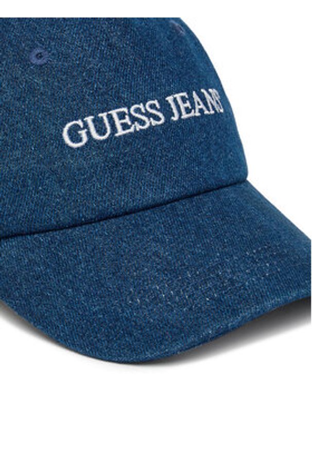 Guess Jeans Czapka z daszkiem CWBEO-GJ-U3-006-SS26 Niebieski. Kolor: niebieski. Materiał: bawełna