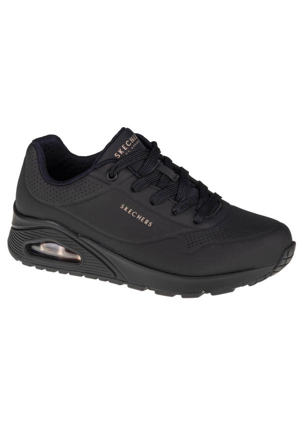 skechers - Tenisówki Skechers Model Uno -stand On Air Kolor Czarny. Kolor: czarny. Materiał: materiał, syntetyk. Sport: turystyka piesza