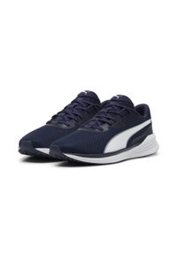 Puma - Buty do biegania Night Runner V3 PUMA Navy White Blue. Kolor: niebieski, wielokolorowy, biały. Sport: fitness