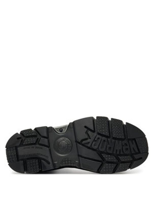 NEW ROCK Glany M-MILI084N-S6 Czarny. Kolor: czarny. Materiał: skóra. Styl: rockowy
