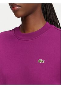 Lacoste Bluza SF5270 Różowy Regular Fit. Kolor: różowy. Materiał: bawełna #4