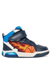 Sneakersy Geox. Kolor: niebieski