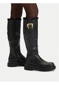 Versace Jeans Couture Kozaki Drew 77VA3S65 Czarny. Kolor: czarny. Materiał: skóra #6