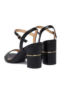 Jenny - JENNY Sandały CEO-CD25-251-1 Czarny. Kolor: czarny. Materiał: materiał #4