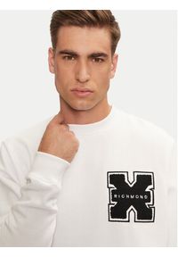 Richmond X Bluza Palmis UMA24034FE Biały Regular Fit. Kolor: biały. Materiał: bawełna, syntetyk #2