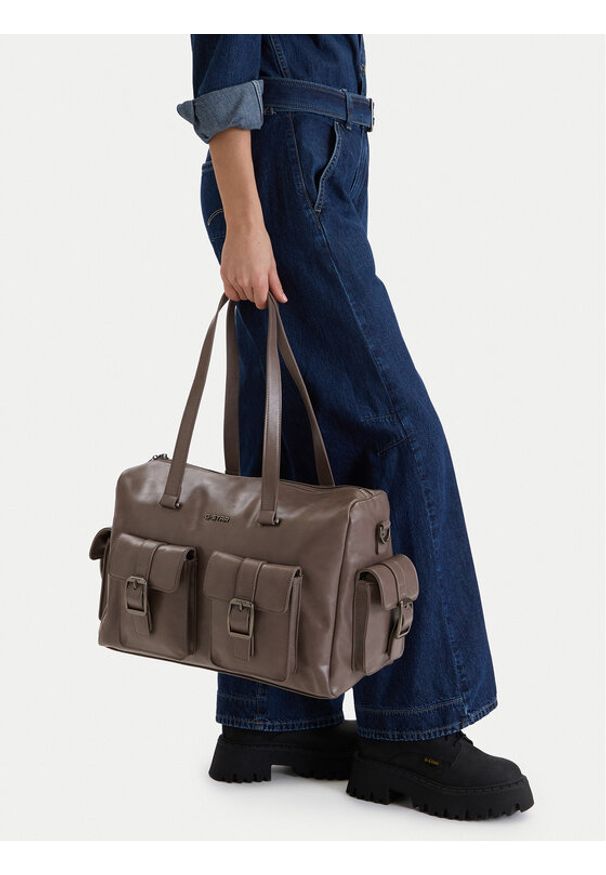 G-Star RAW - G-Star Raw Torebka EO-LDA8482C Beżowy. Kolor: beżowy