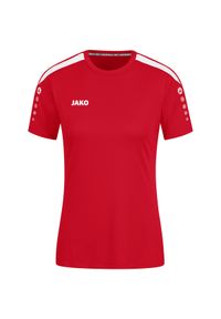 Jersey Jako Power. Kolor: czerwony. Materiał: jersey. Sport: fitness, piłka nożna #1